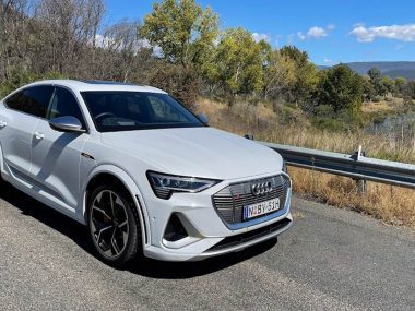 The Audi e-Tron S. Image: Bridie Schmidt