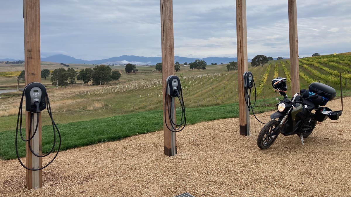 Charging at Zappi chargers along the way. Supplied