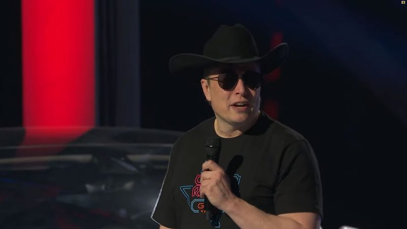 Elon Musk opens Giga Texas. Source: Youtube