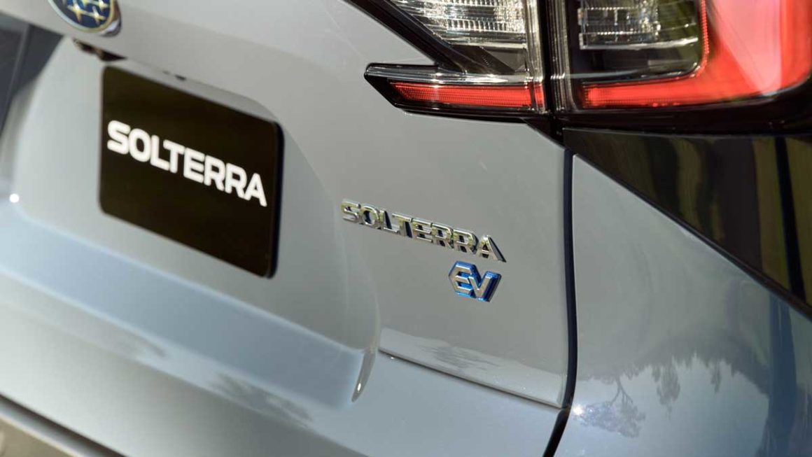 Subaru Solterra electric SUV (overseas model shown). Source: Subaru