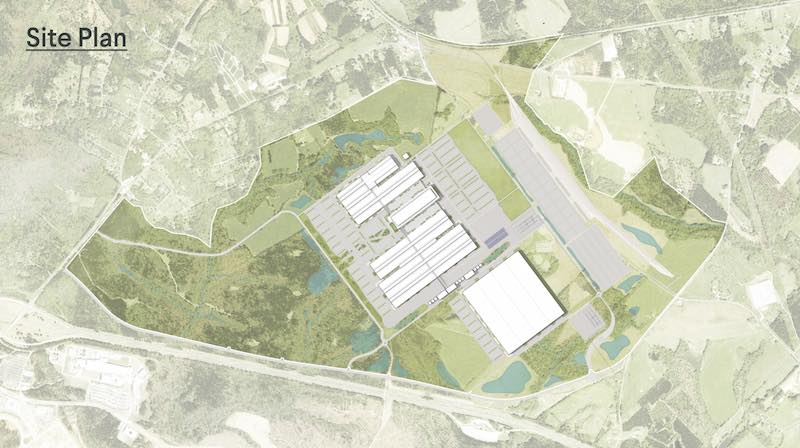 rivian site plan