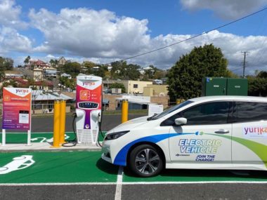 Gympie EV charger. Source: Queensland government