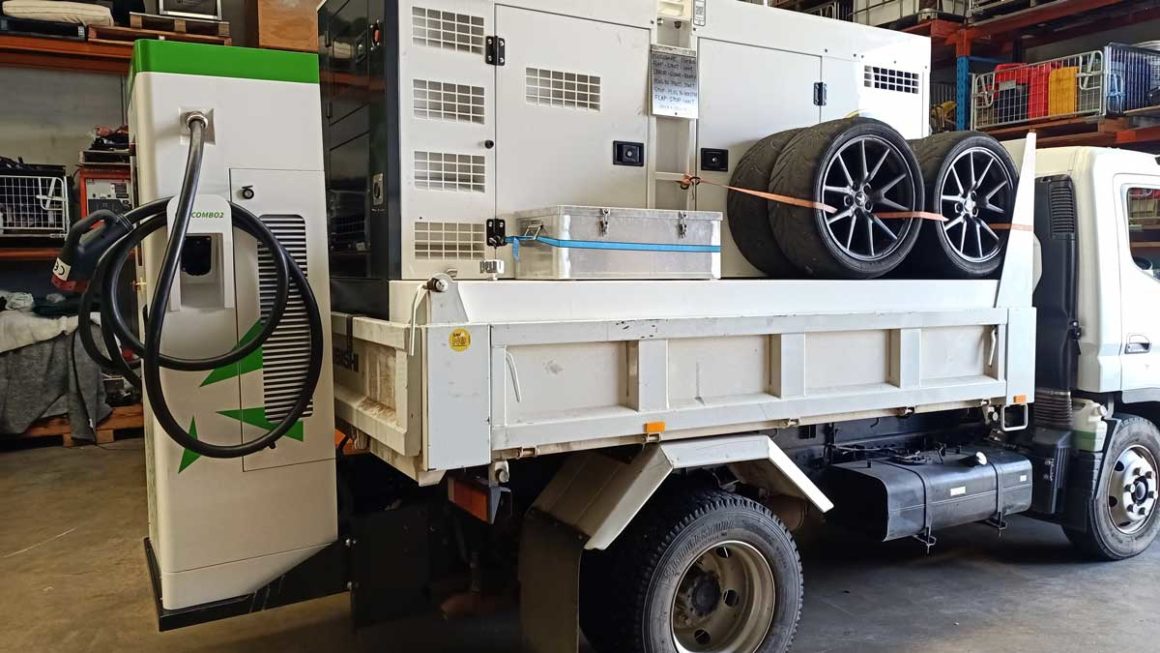 truck with battery