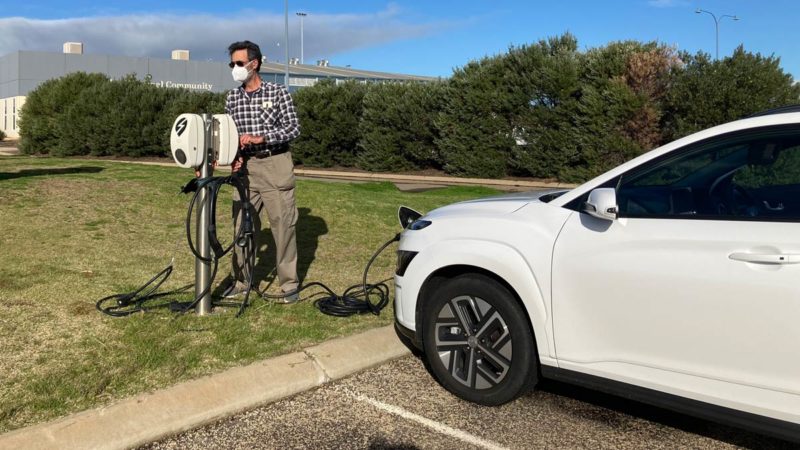 The clingy charger. Image: Krishna Sen