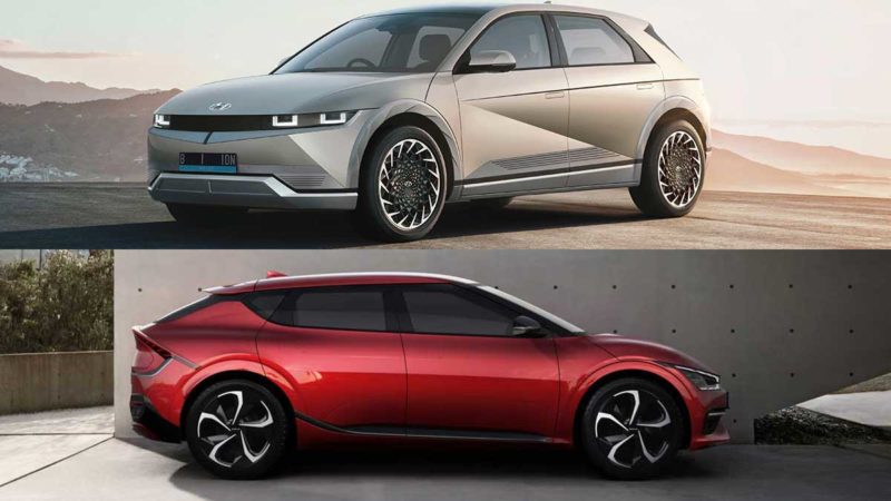 Hyundai Ioniq 5 vs Kia EV6.