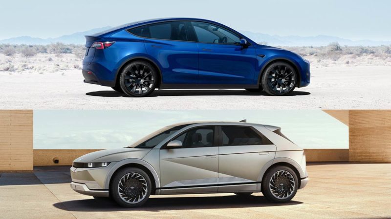 Tesla Model Y versus Hyundai Ioniq 5