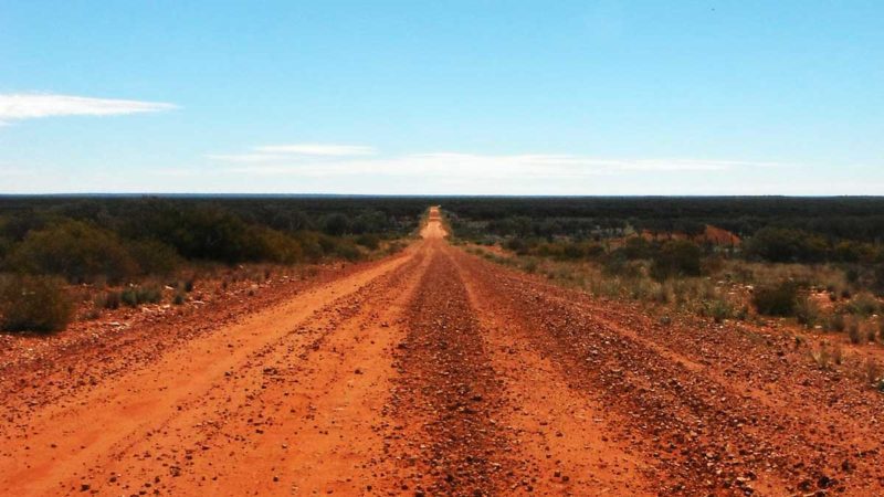 Australian outback road