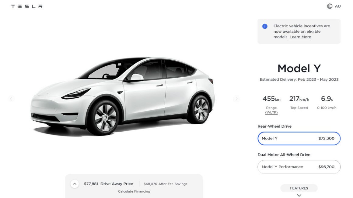 tesla pricing