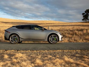 Kia EV6 GT being tuned outside Canberra. Source: Kia