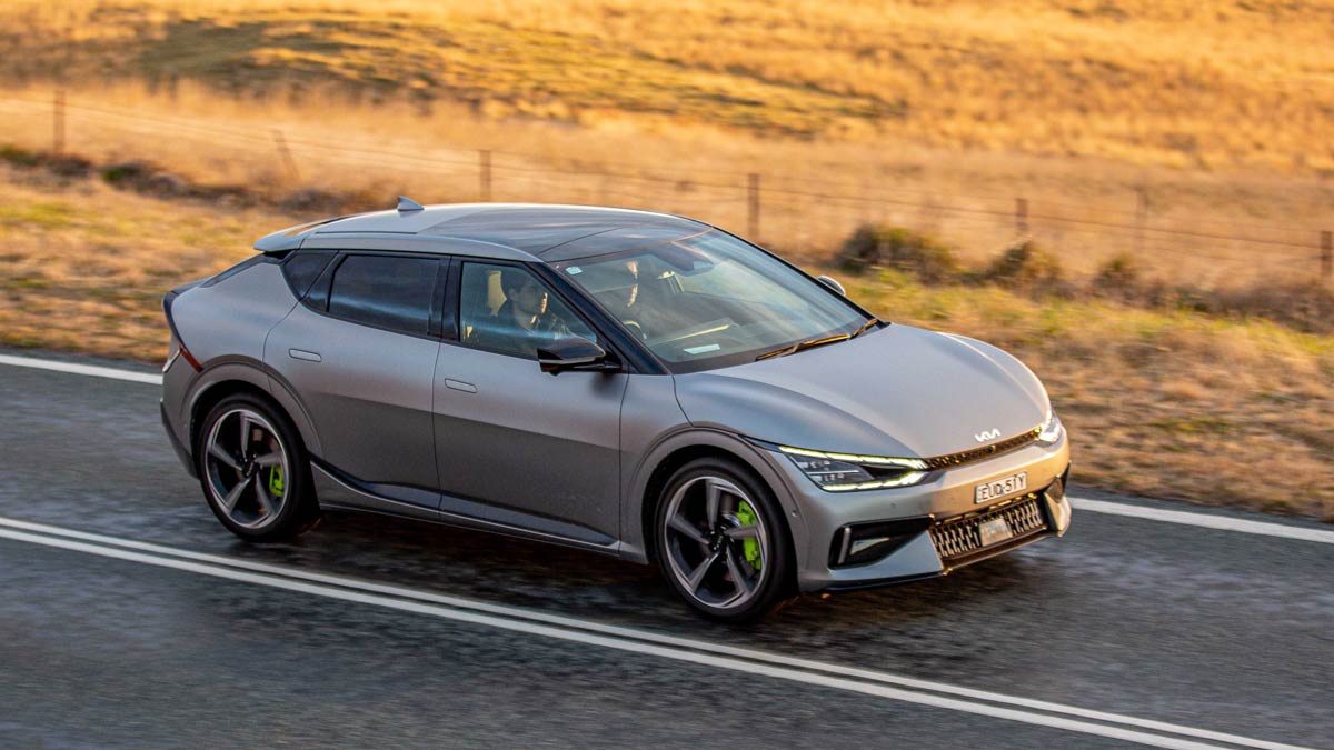 Kia EV6 GT being tuned outside Canberra. Source: Kia