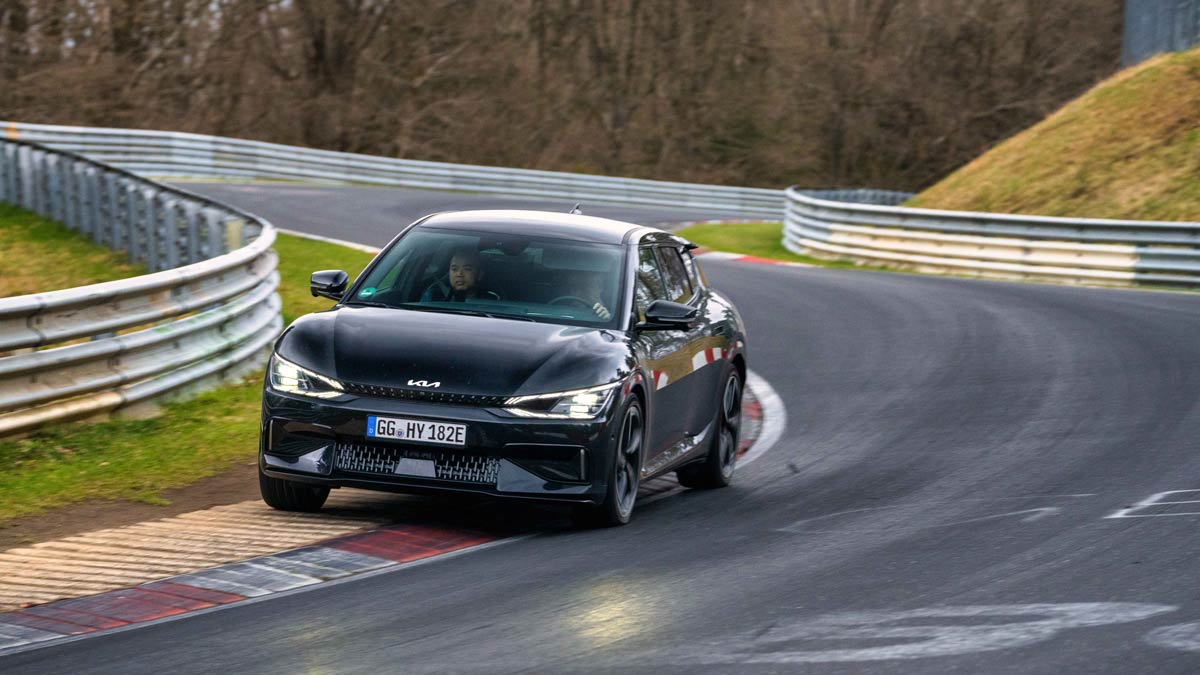 Kia EV6 GT being tuned in Germany. Source: Kia