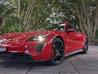 The Porsche Taycan GTS. Image: Riz Akhtar