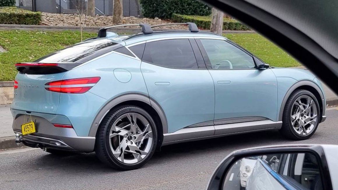 Genesis GV60 in the wild. Supplied