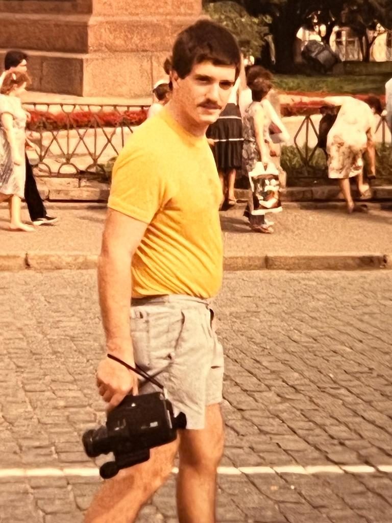 Ed in his younger days with Super8
