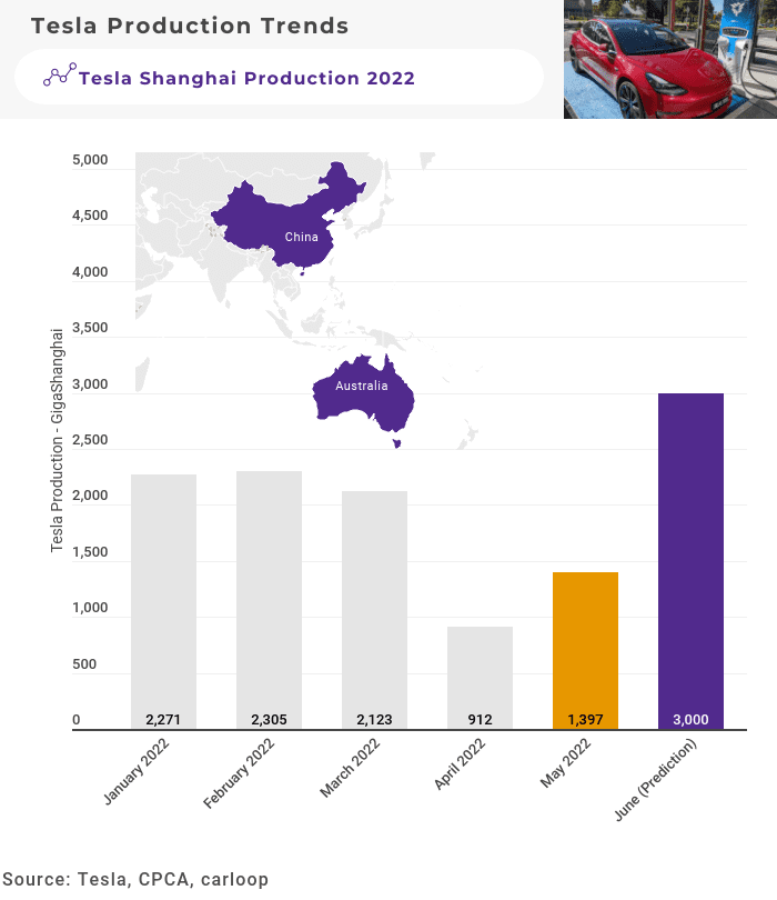 tesla shanghai data