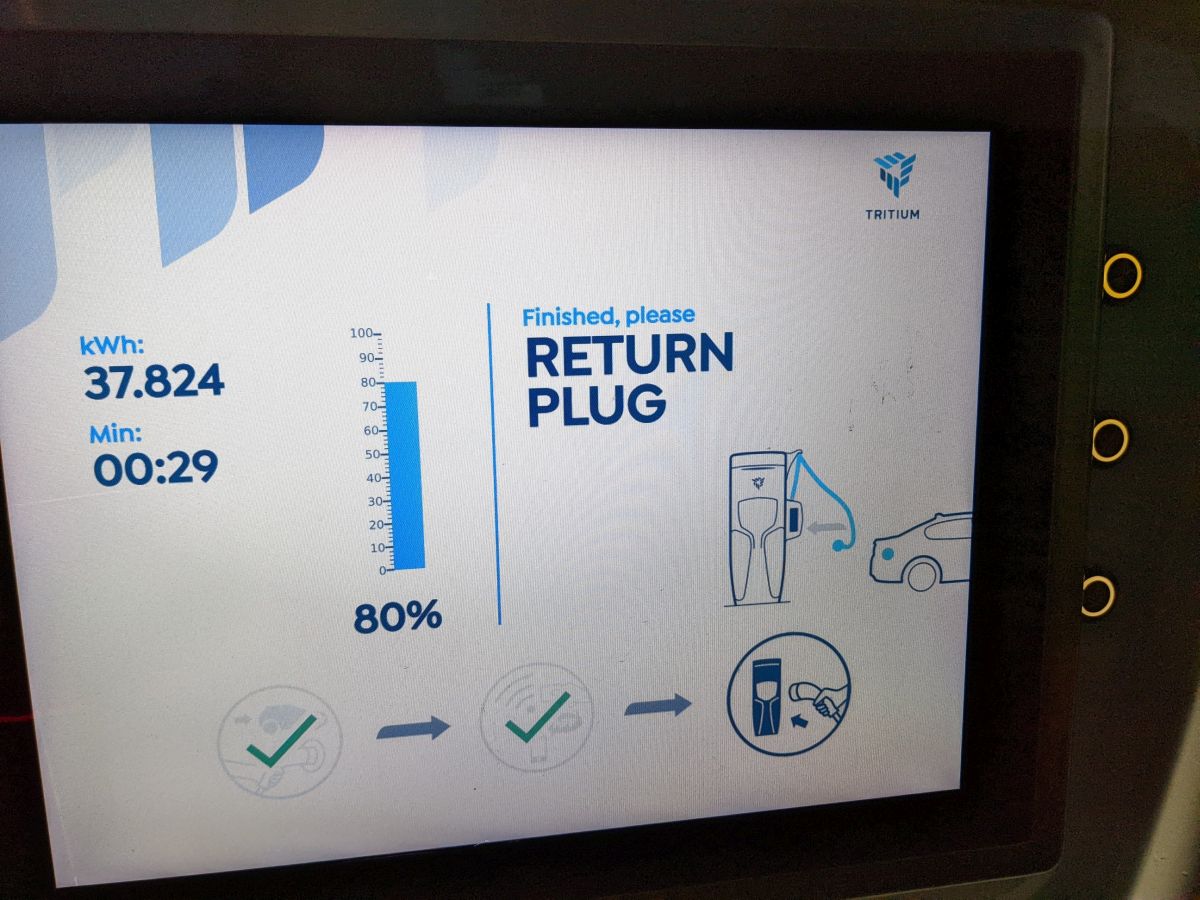 EV Charge Screen Goulburn