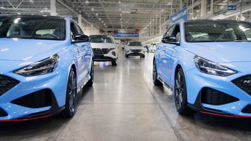 Hyundai i30 production line. Source: Hyundai