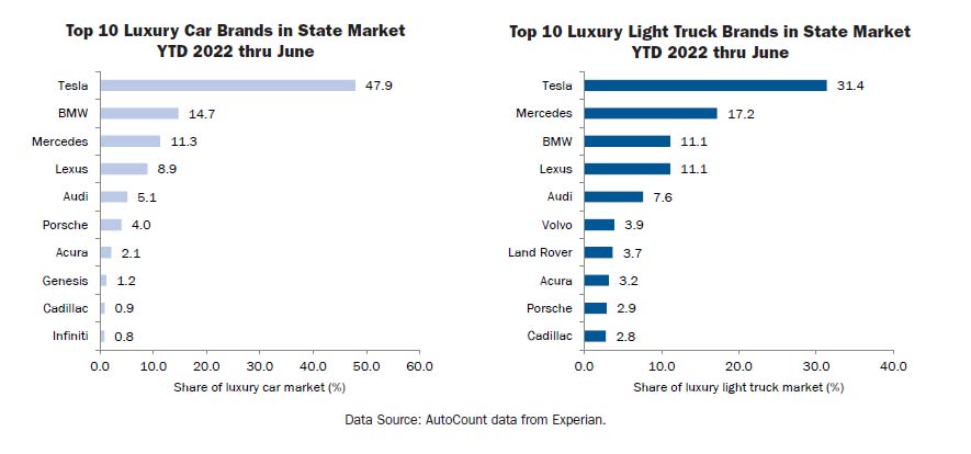 model 3 and model y top sellers