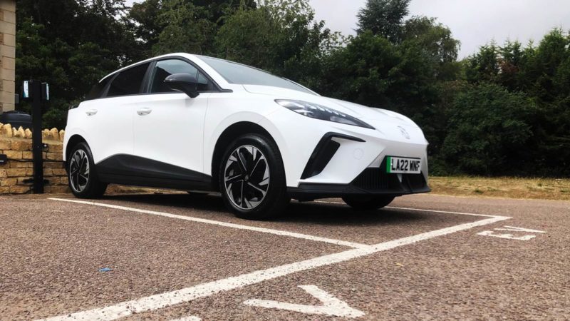 The all-electric MG4. Image: Tom Sharpe/Twitter