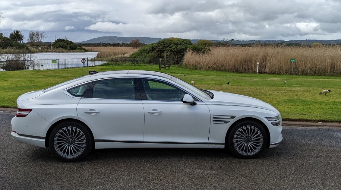 Genesis Electrified G80 Side Length