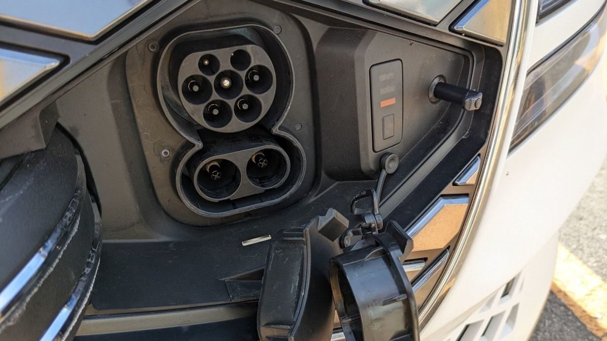 Genesis Electrified G80 CCS Charge Port