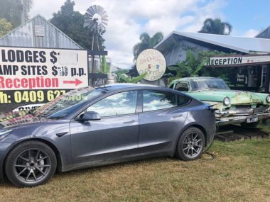 charging at daintree caravan park