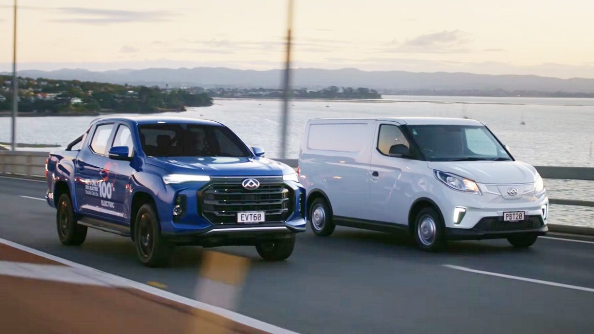 LDV eT60 electric ute and eDeliver van. Source: LDV NZ