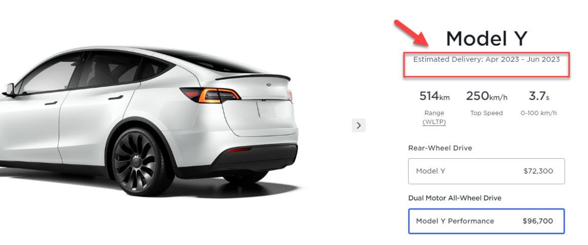 2023 Tesla Model Y Performance wait time grows - Drive