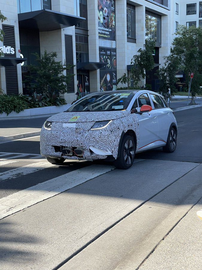 BYD Dauphin repéré Sydney