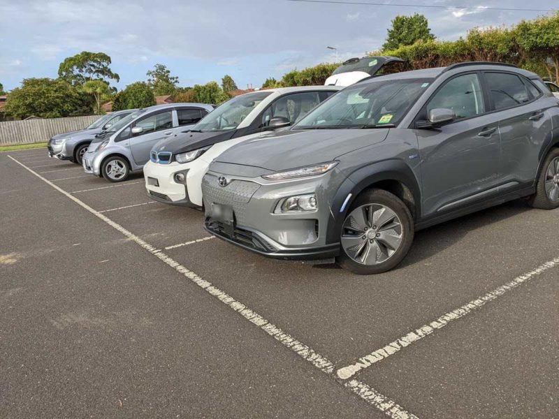 Mitsubishi MiEV Carpark