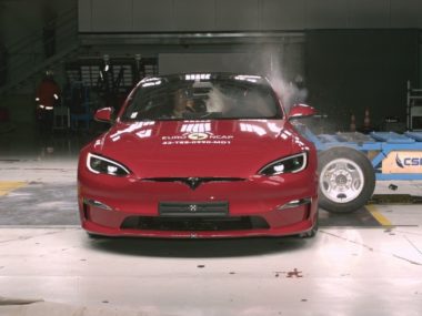 Tesla Model S Euro NCAP Crash Test