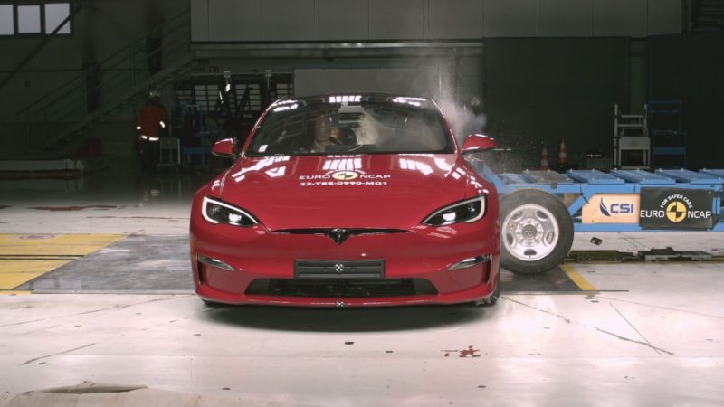 Tesla Model S Euro NCAP Crash Test