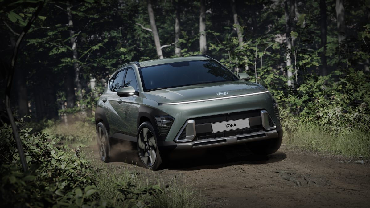 Přední úhel Hyundai Kona 2024