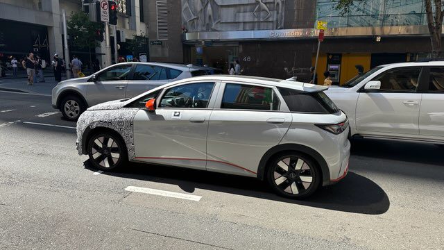 BYD Dolphin Side Sydney December