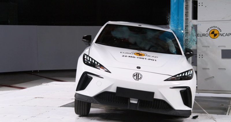 MG 4 Euro NCAP test front