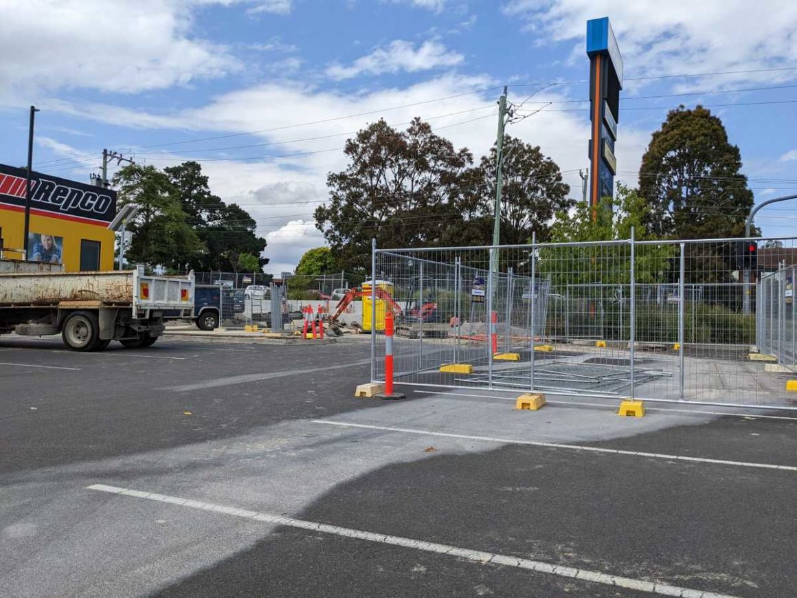 Tesla Box Hill Construction December 2022