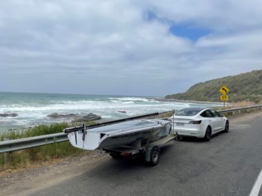 Tesla Towing Boat