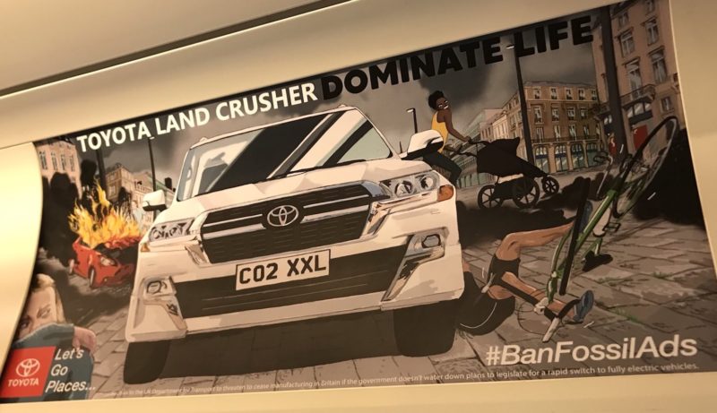 Toyota hacked advert