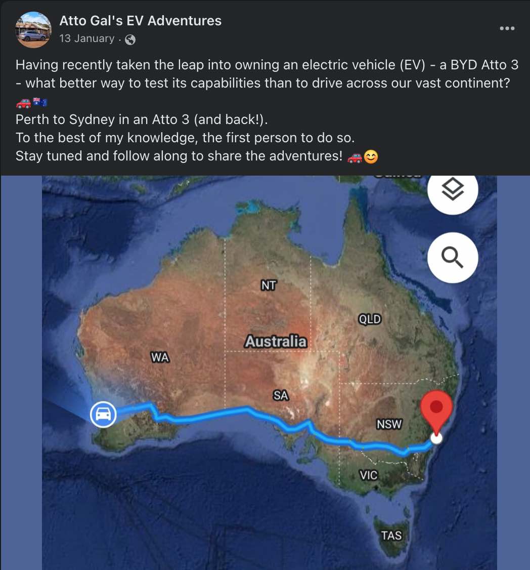 Atto Gal Perth to Sydney