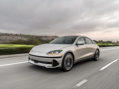 Hyundai Ioniq 6 driving US