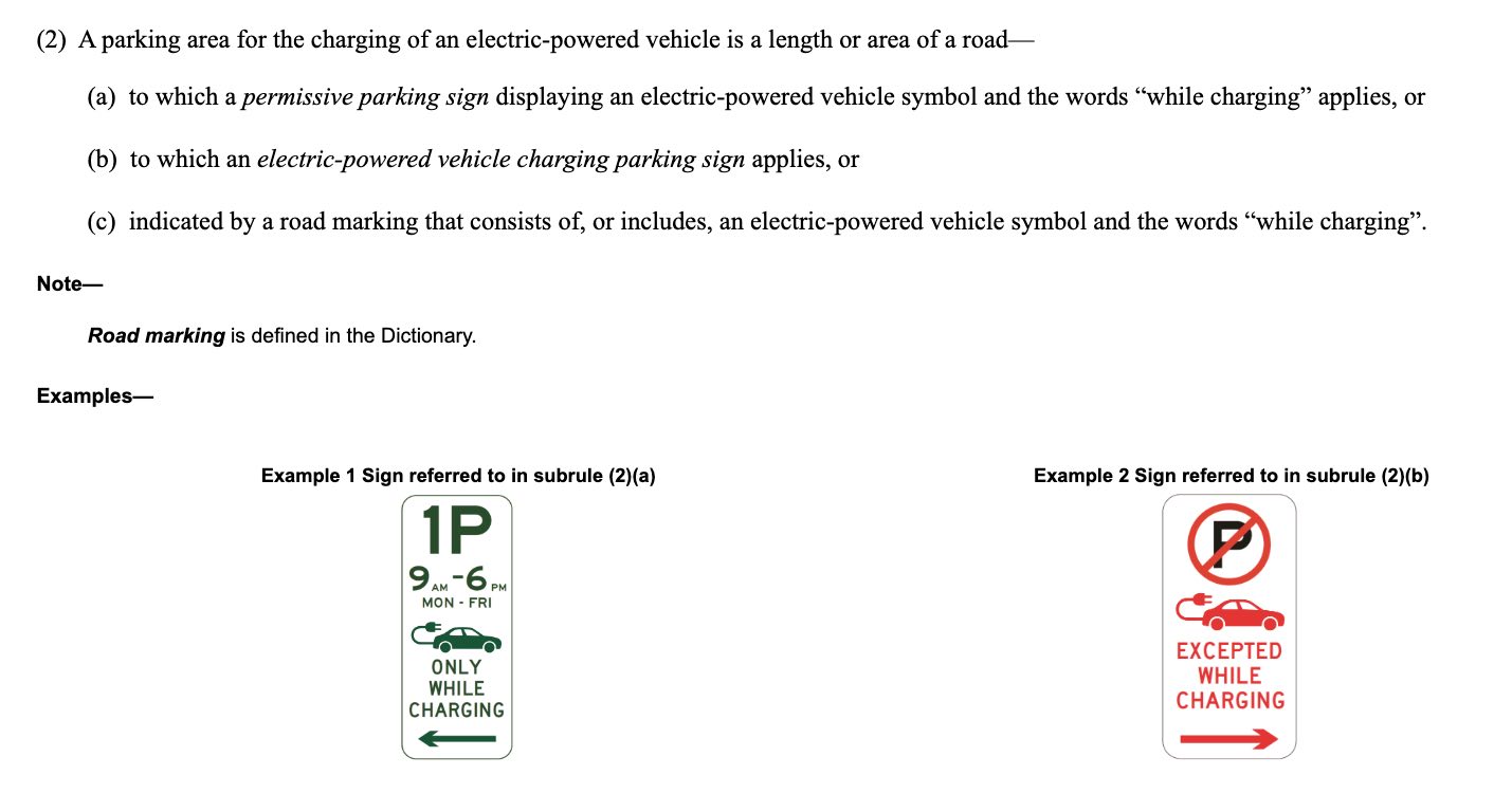 NSW EV charging station laws