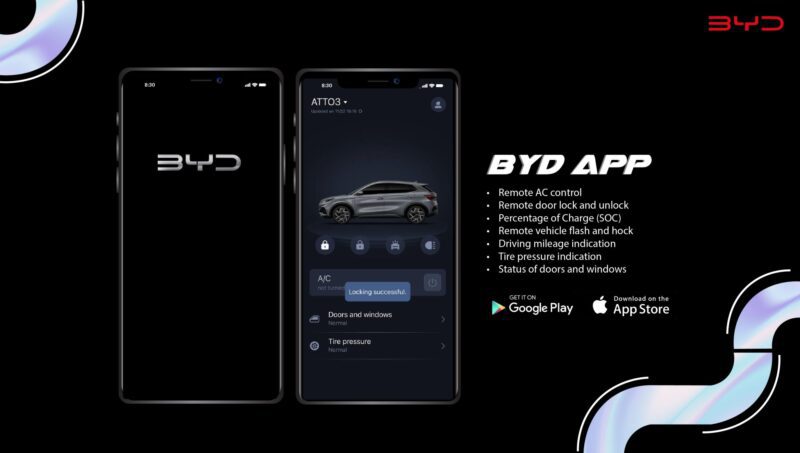 Byd Launches Ev App In Australia For Atto 3 Electric Car Owners