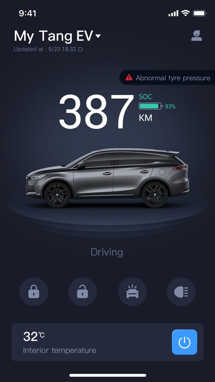BYD App View
