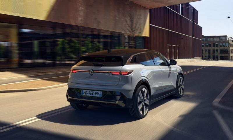 Renault Megane E-Tech Rear Section