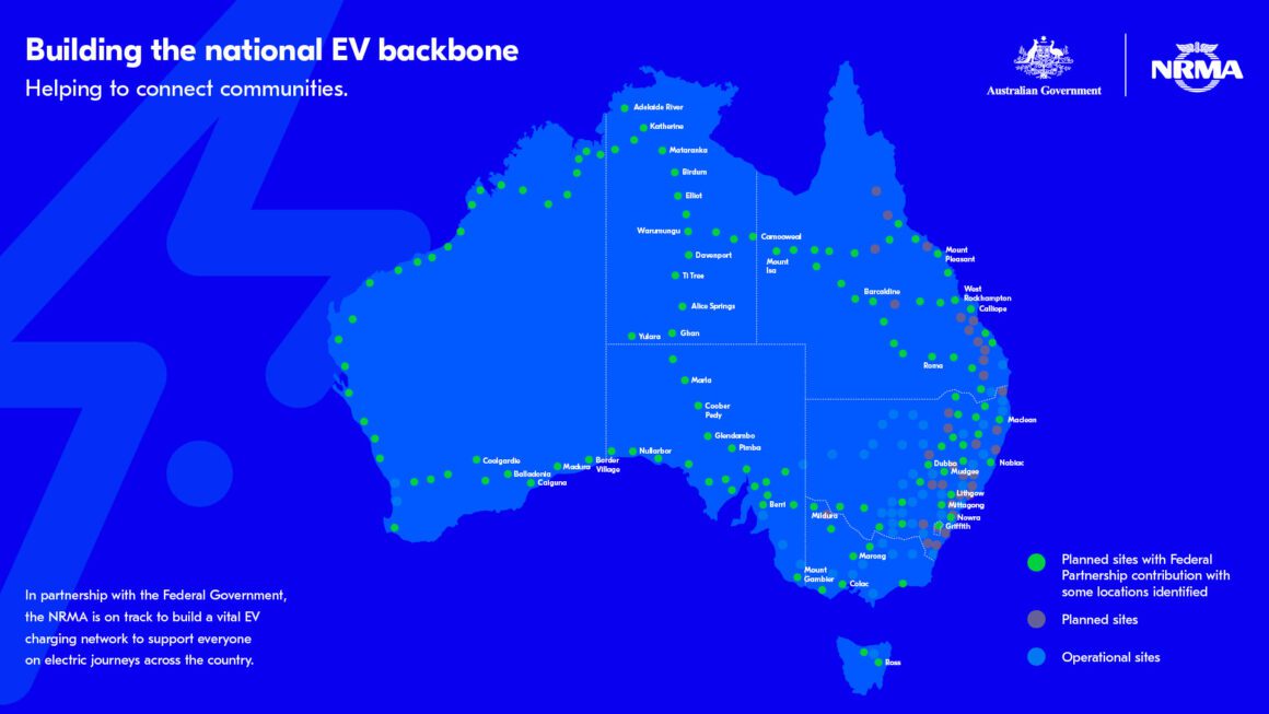 Australian Federal Government NRMA Charging Network