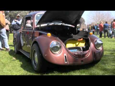 A VW Beetle conversion at an early EV Festival