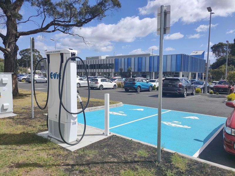 Evie charging station Traralgon