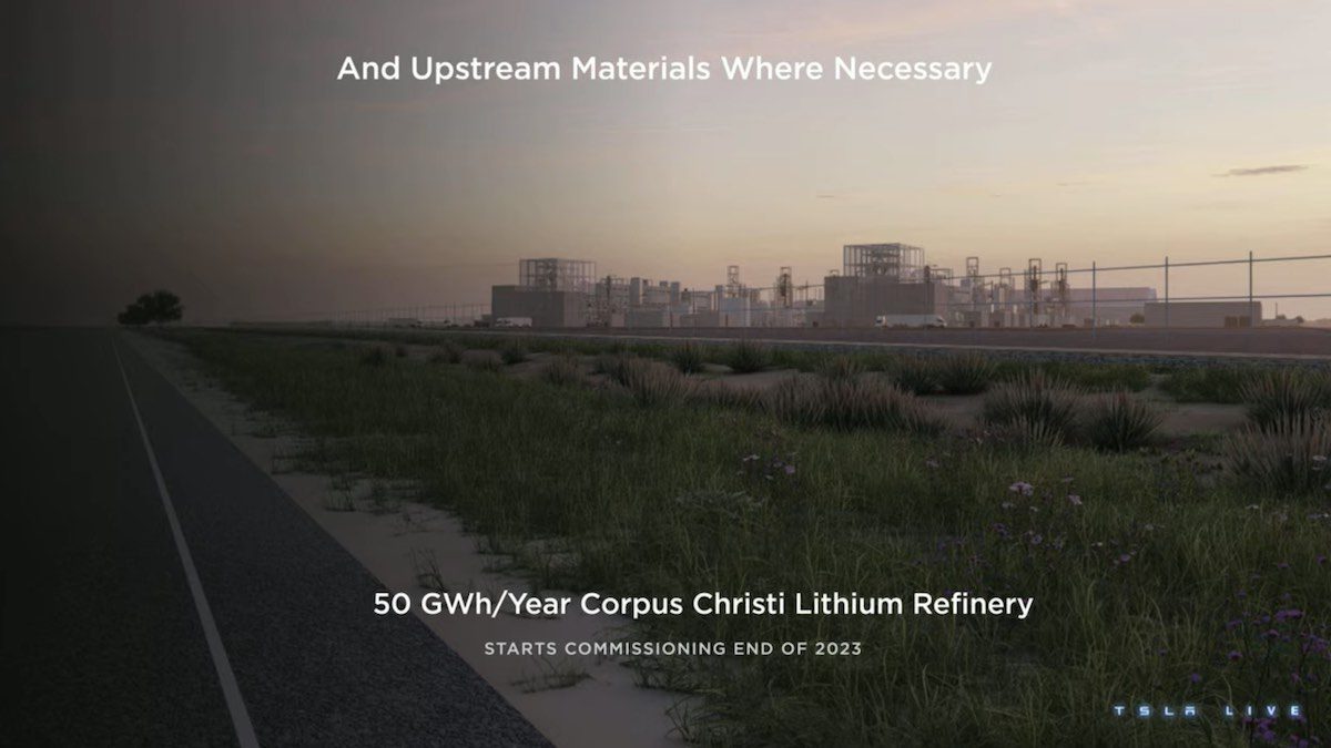 Tesla lithium refinery