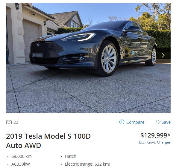 Tesla Model S Price May 2023
