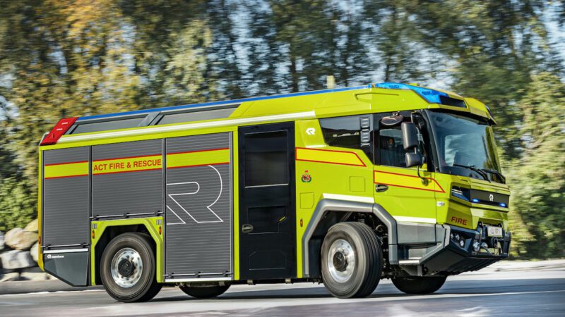 ACT electric fire truck